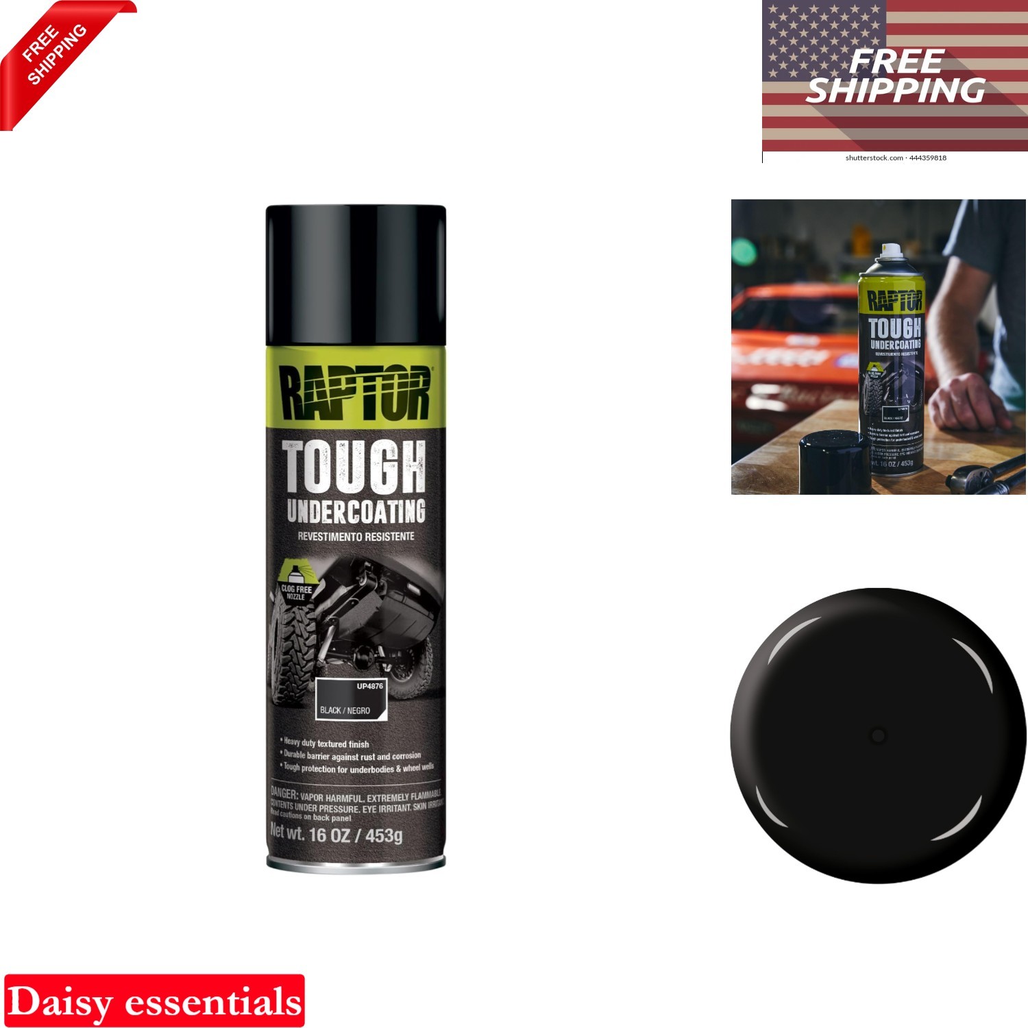 Tough Undercoating Spray 16 oz – Heavy Duty Rust & Stone Damage Protection fo…