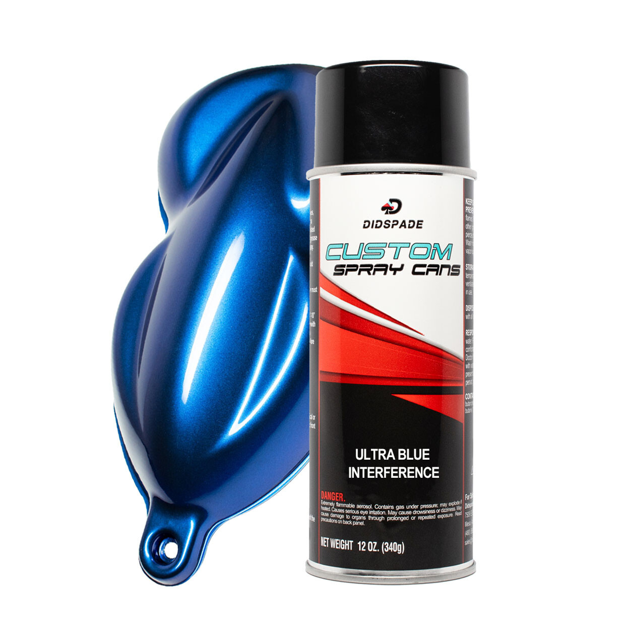 Ultra Blue Interference Aerosol Pearl Spray Paint – Ghost Pearl Spray Paint 12oz