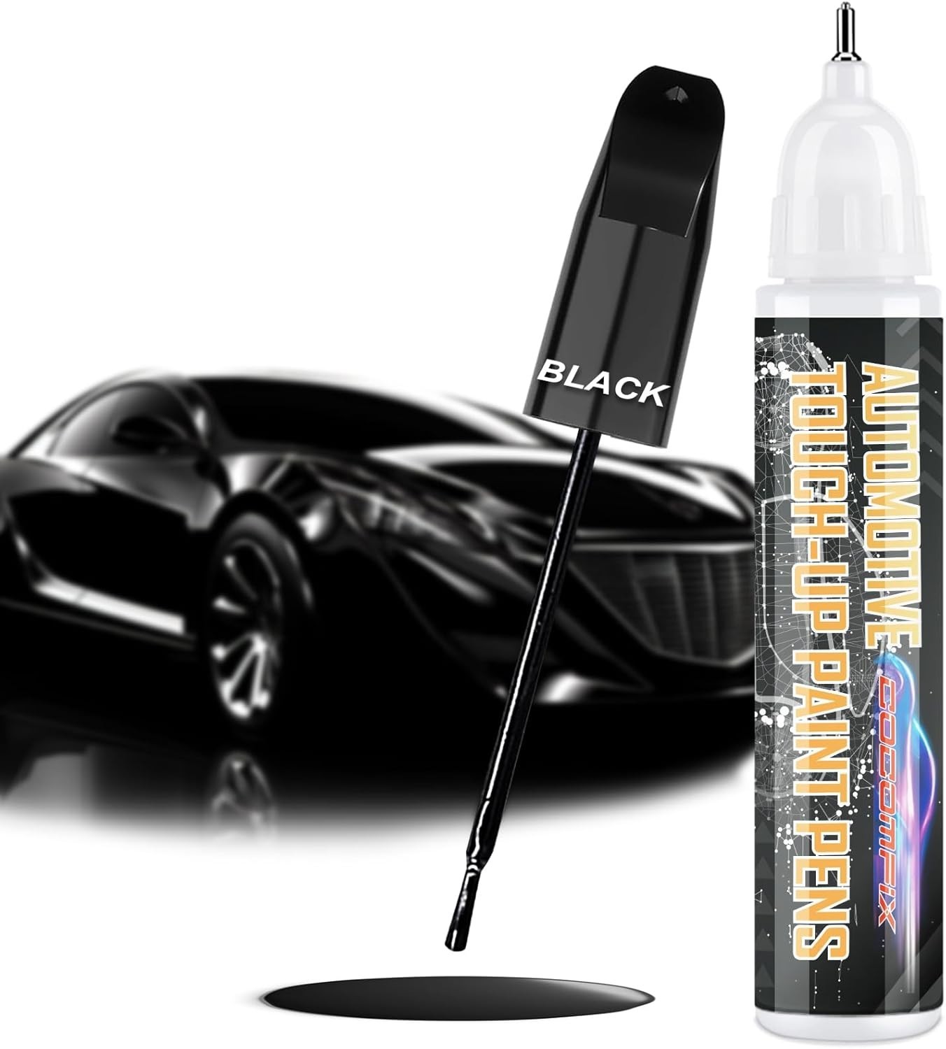 Waterproof Black Vehicle Touch Up Paint – Rust Resistant & Quick Drying