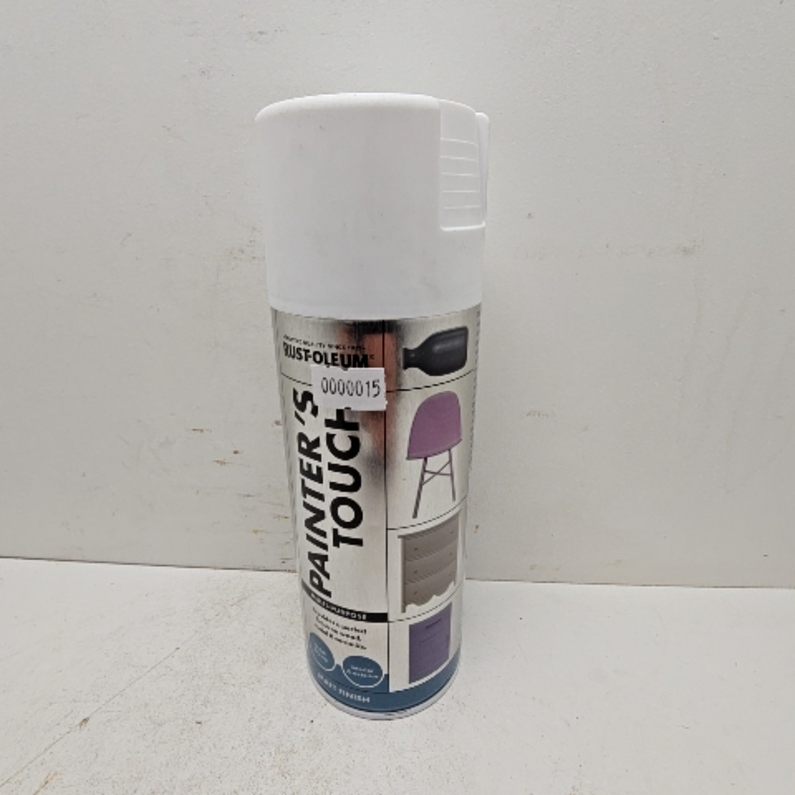 Rust-Oleum Painter’s Touch Multi-Purpose White Matt Spray Paint 400ml ref15