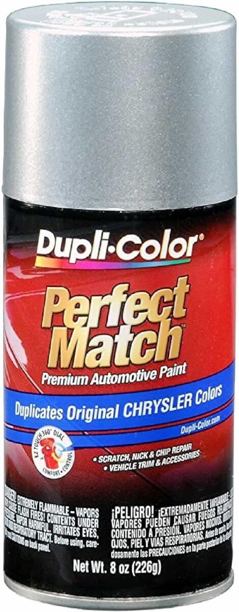 Dupli-Color Chrysler Perfect Match Spray Paint Radiant Silver Metallic CA1,PA1