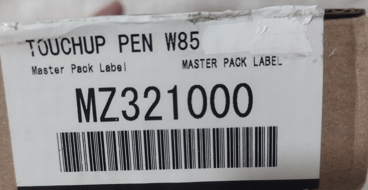 TOUCH UP PAINT PEN/Mitsubishi/ MZ321000/ W85/ White Diamond/ 2022 Metallic