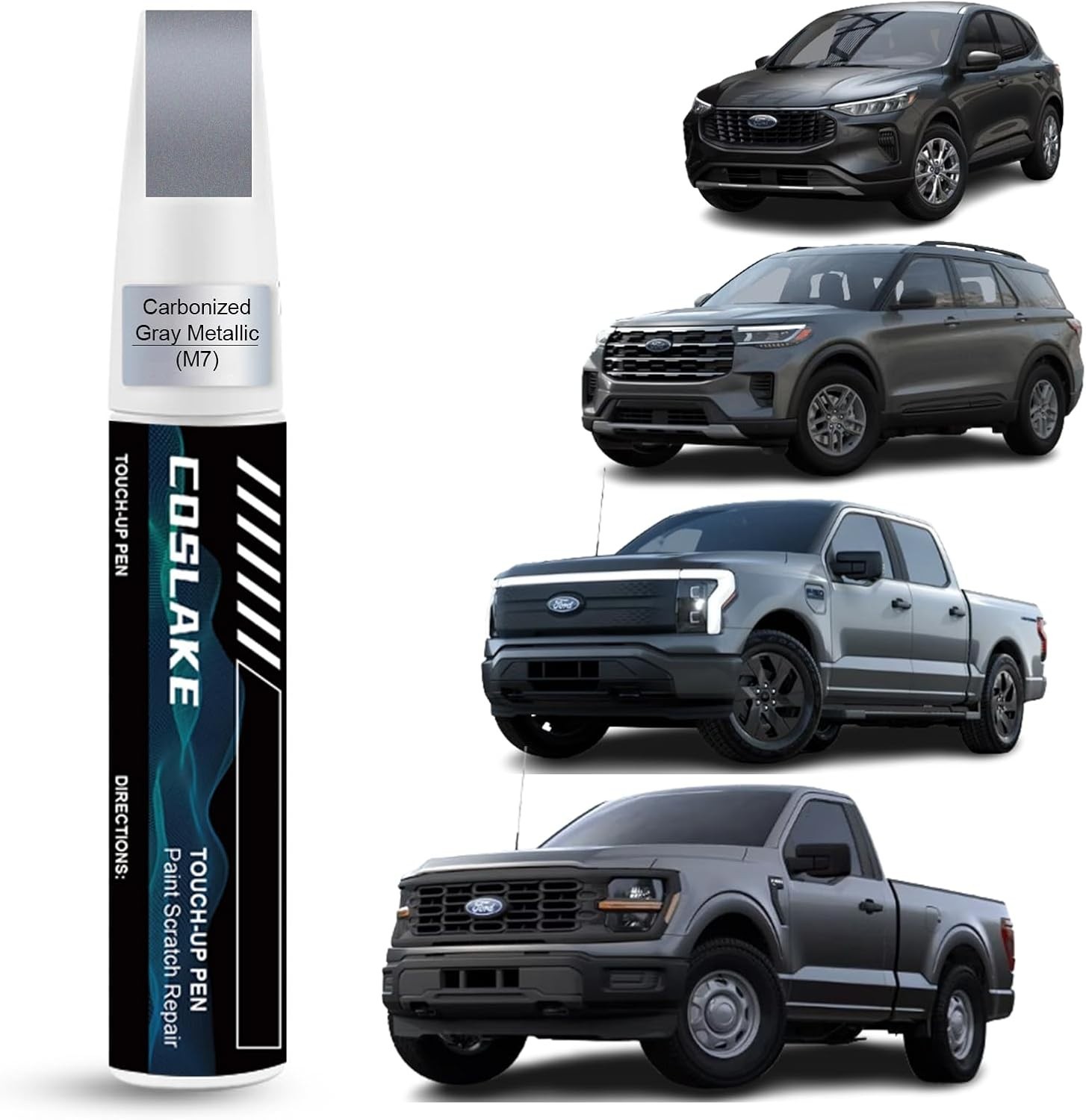 Waterproof Carbonized Gray Touch Up Paint for Ford Super Duty – 12ml Repair Kit