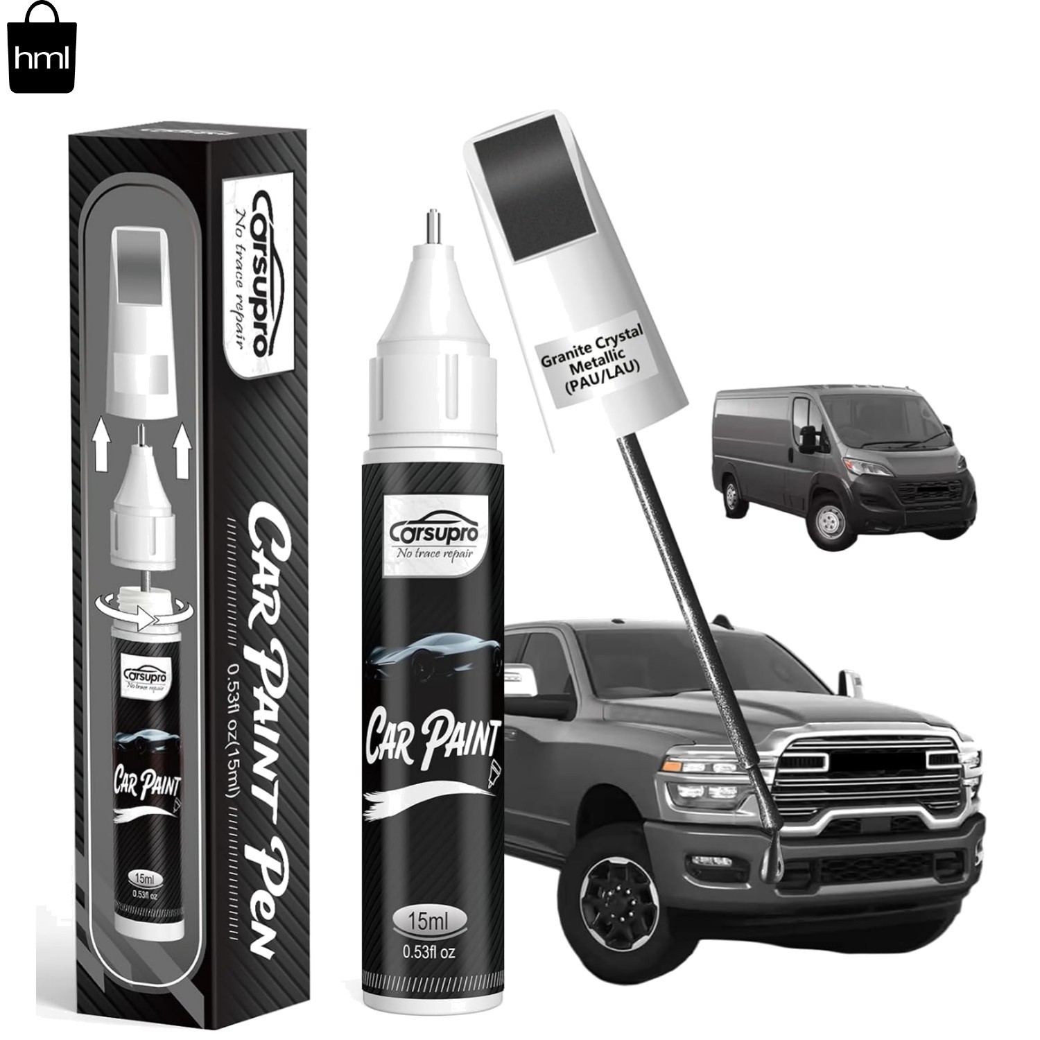 Granite Crystal Metallic Scratch Repair Pen for Ram Vehicles – Easy & Effective