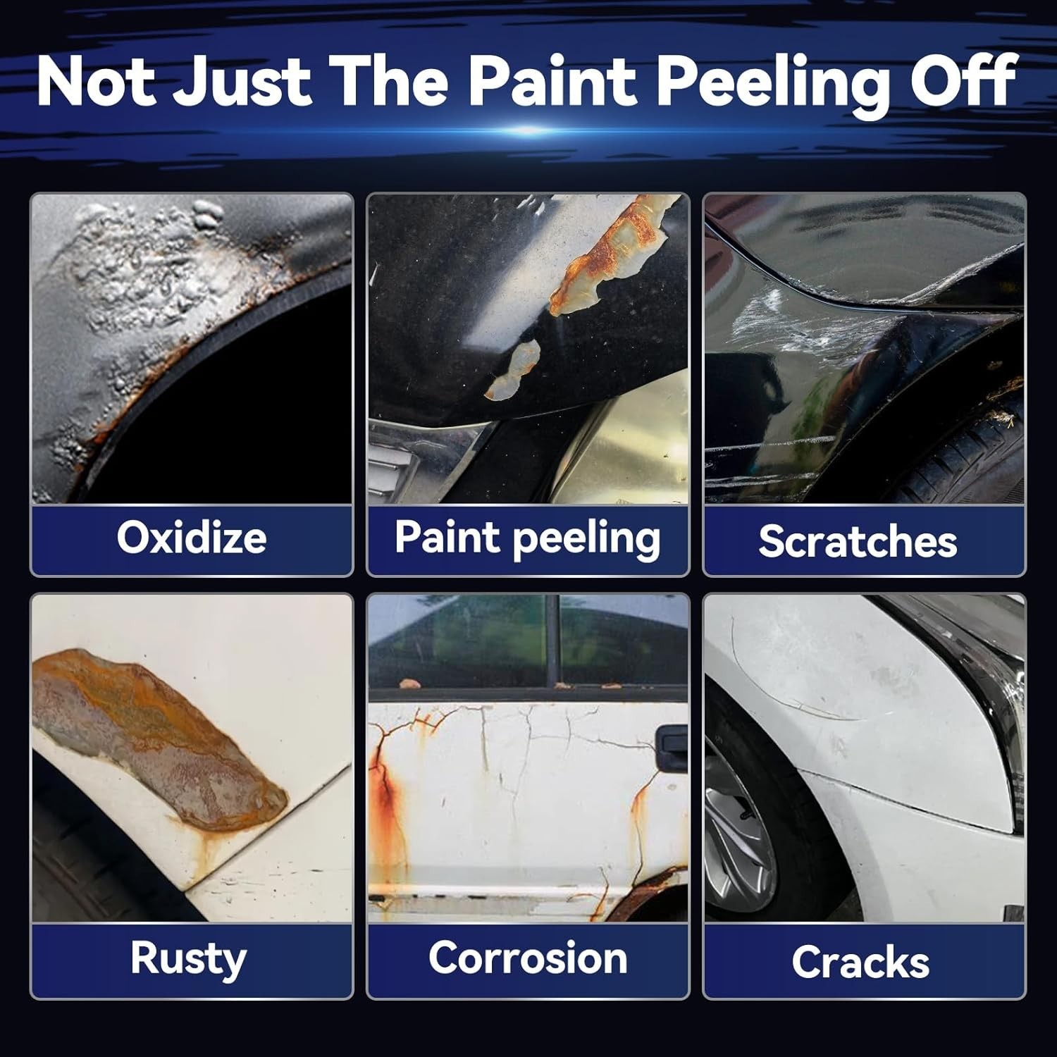 1.5 Oz Rust-Resistant Black Touch-Up Paint Pen for Automotive Scratch Repair
