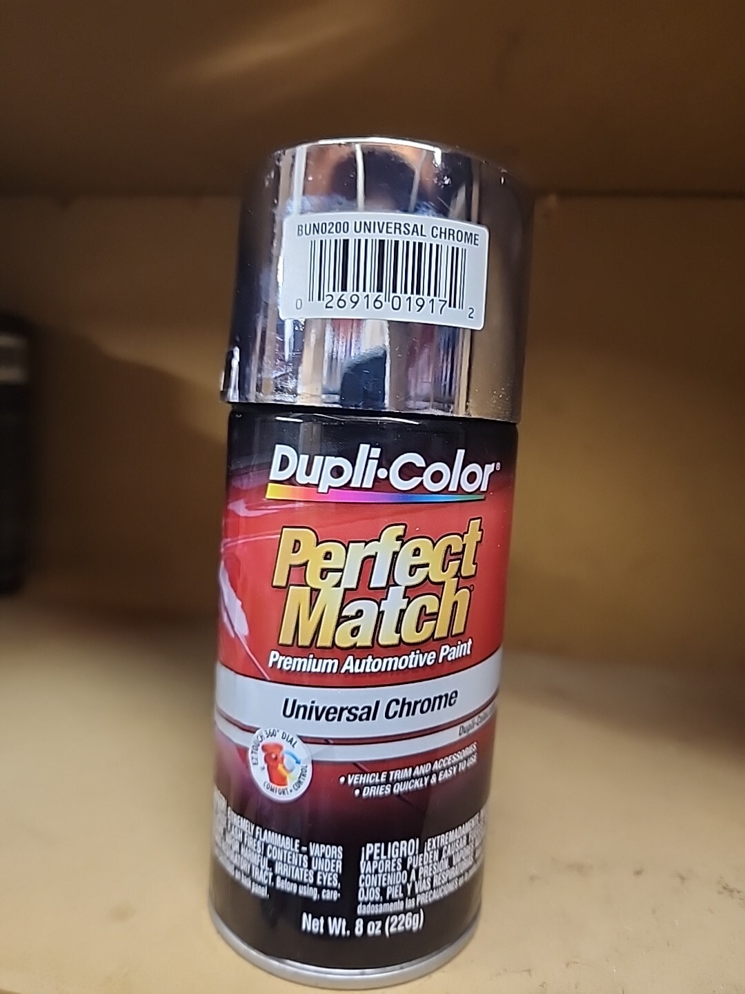 Dupli-Color BUN0200 Universal Chrome Exact-Match Automotive Paint – 8 oz. Aeros