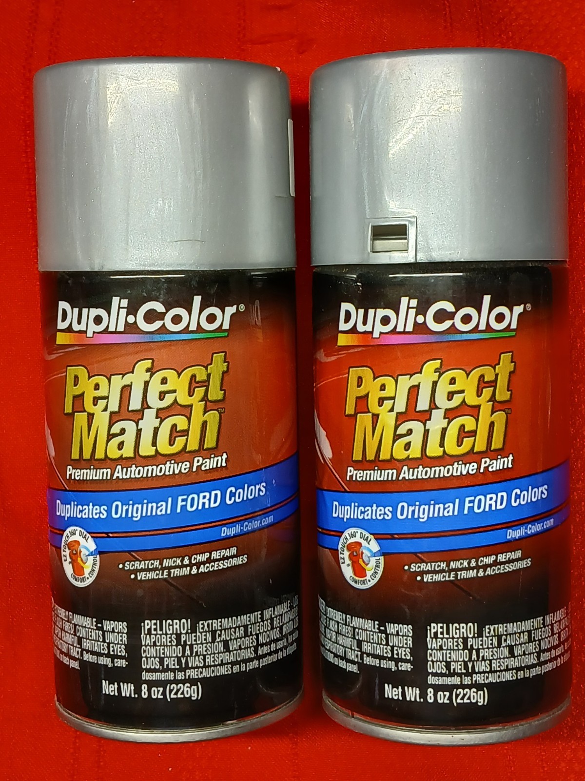 2-8oz. Dupli-Color Perfect Match Auto Paint Ford BFM0383 Silver Metallic T229
