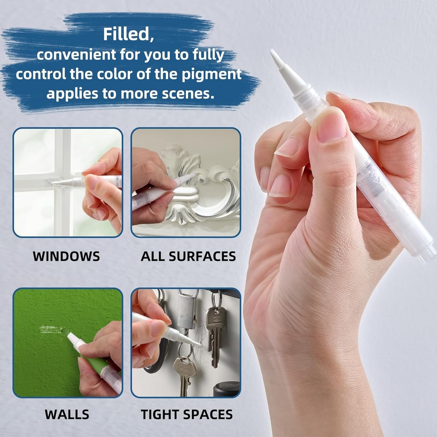 Xtiieed Precision Touch Up Paint Pen Set (3 Pack)