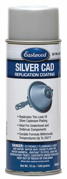 Eastwood Acrylic Silver CAD Lacquer Paint Aerosol 12 oz Touchup Spray Paint