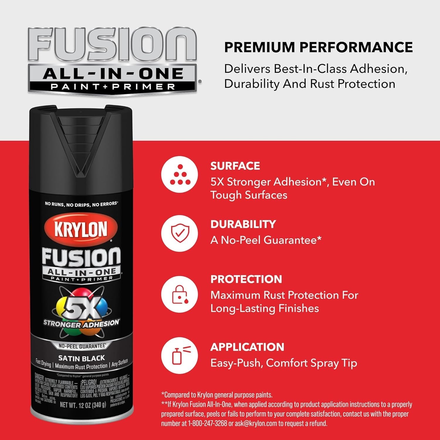 Versatile 12 oz Purple Spray Paint – Fast-Drying Adhesive for Indoor/Outdoor Use