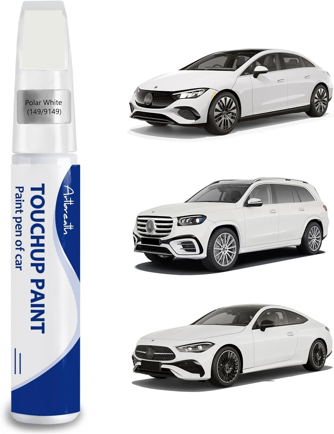Mercedes-Benz Polar White 149/9149 Touch Up Paint – Quick-Dry, Chip Resistant