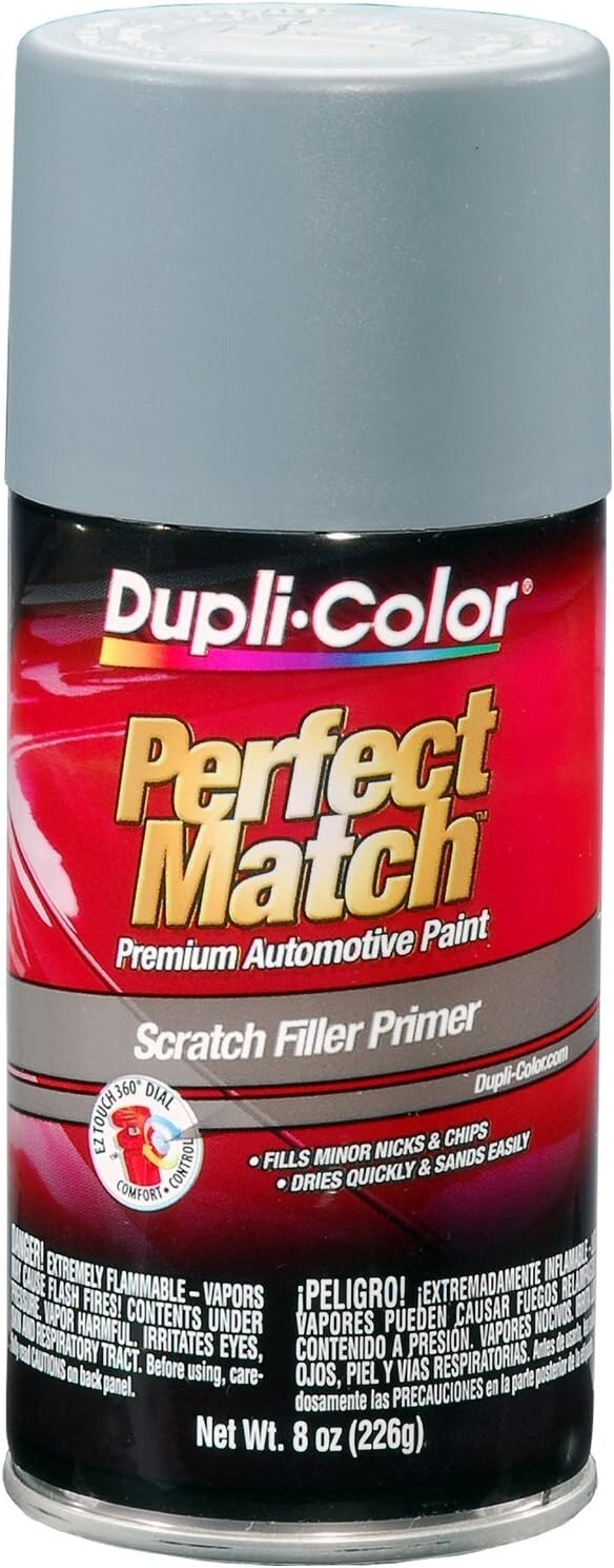 Duplicolor BPR0031 Perfect Match SCRATCH FILLER PRIMER GRAY – 8oz