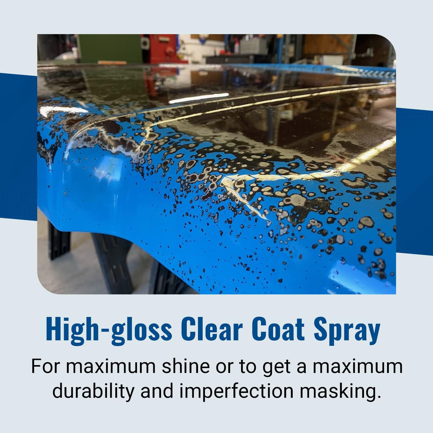 Eastwood 2k Aerosol Spray Clear Coat Auto Paint Aerosol Spray 12 Oz Can – 4 Pack