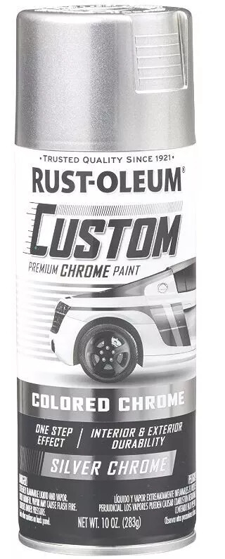 Rust-Oleum Automotive Custom Chrome Spray Paint Choose color (Silver,Bronze)