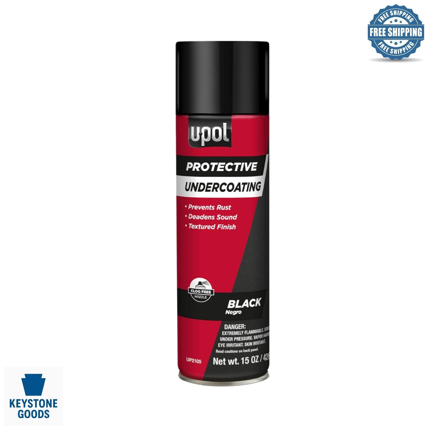 15 oz Black Undercoating Spray – Rustproof & Textured Vehicle Protection