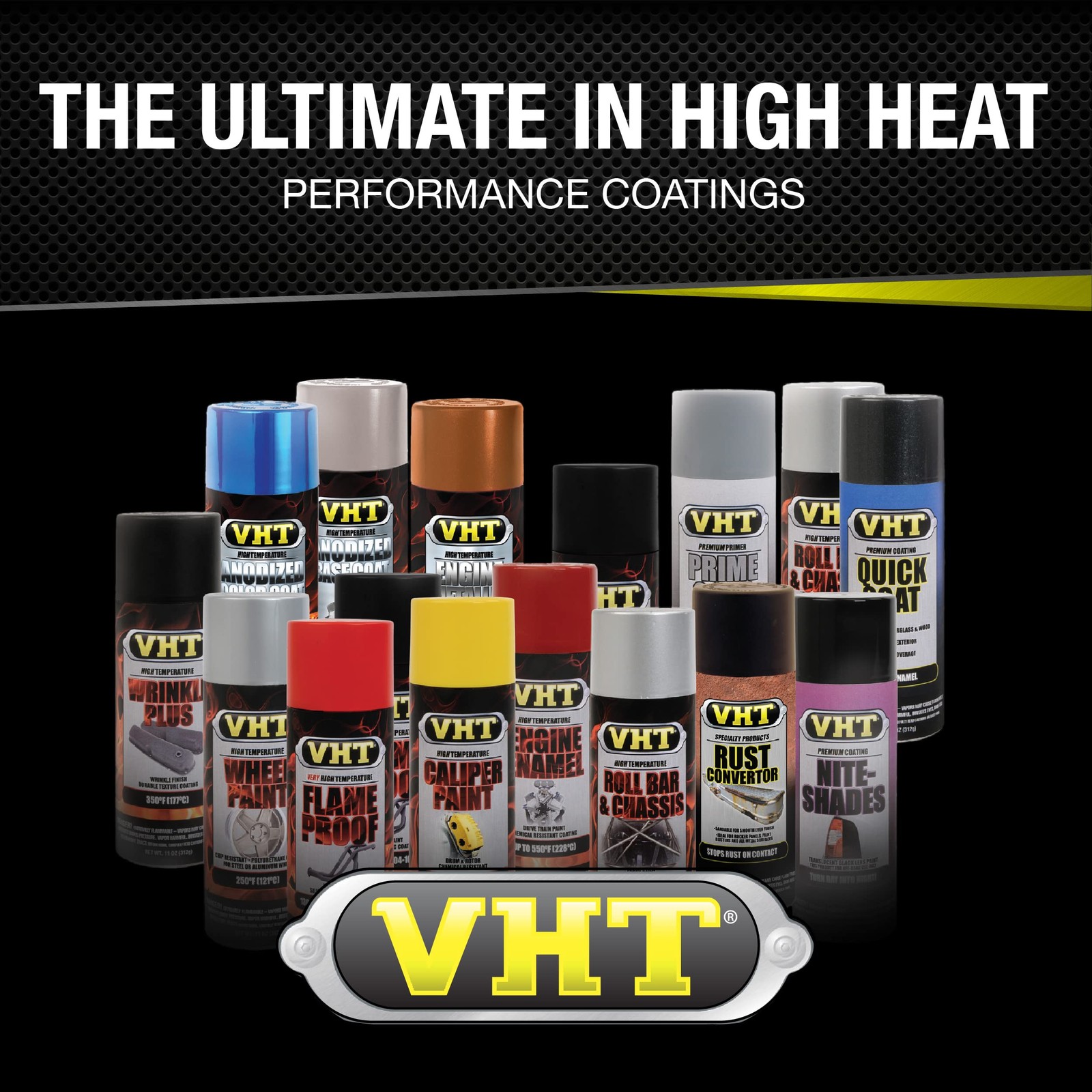 VHT Duplicolor ESP820007 Black High Temperature Plastic Paint, 11. Fluid_Ounces