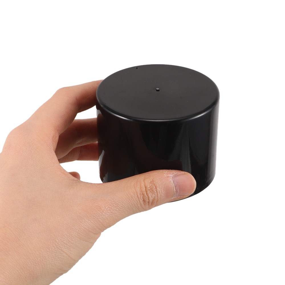 10 Pcs Black Polymer Replacement Spray Can Lids Caps for Canisters