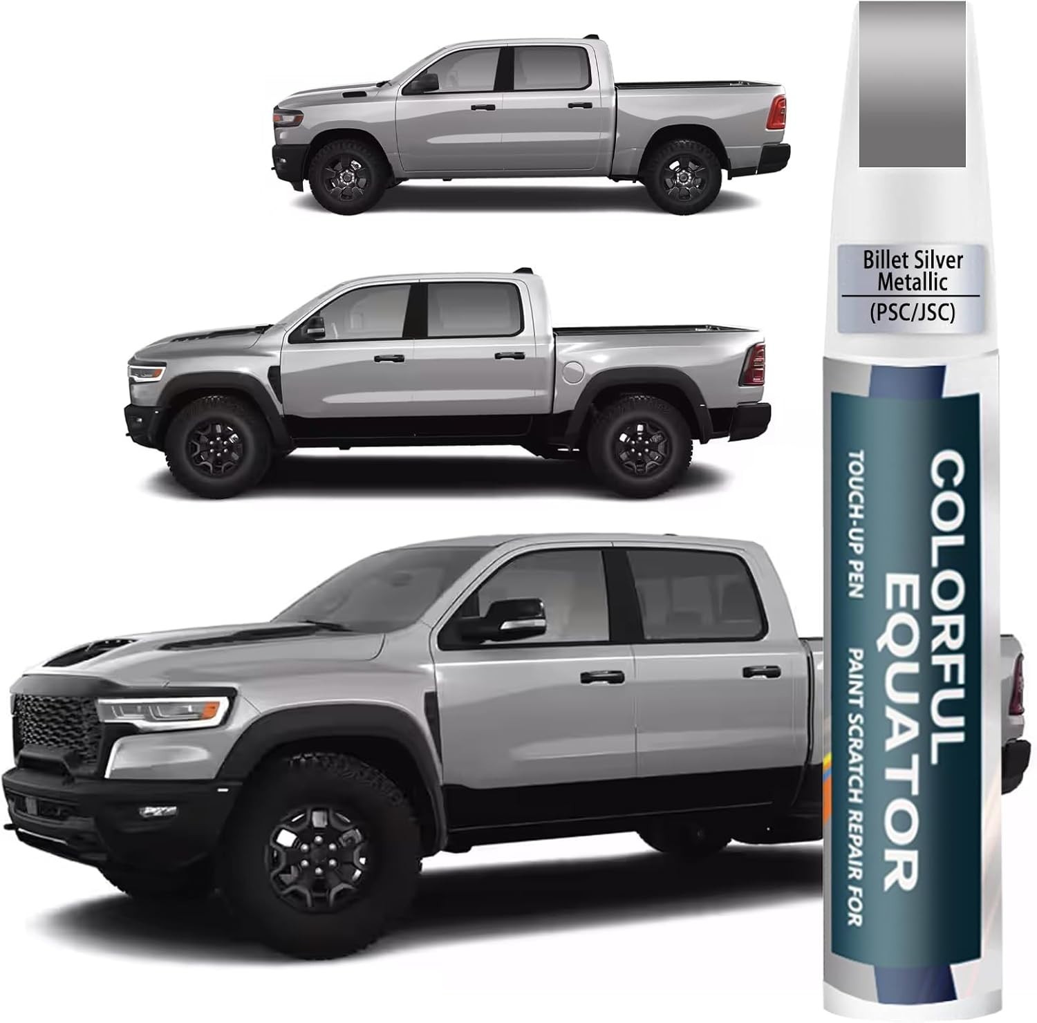 Touch Up Paint Kit For RAM PSC JSC Billet Silver Metallic Scratch Repair Kit