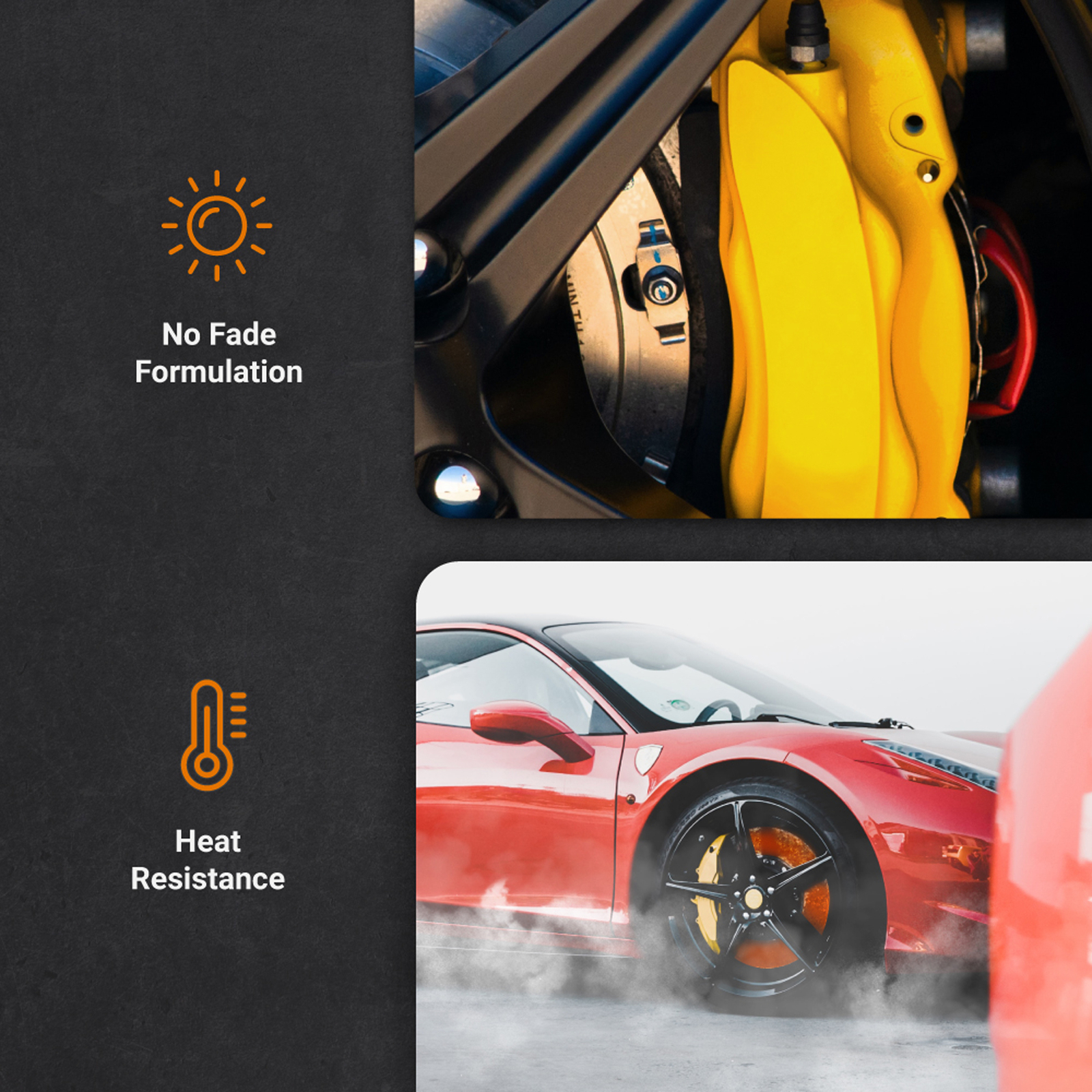 ERA Paints 2K Aerosol Brake Caliper Paint Hi-Temp Resistance, Extreme Durability