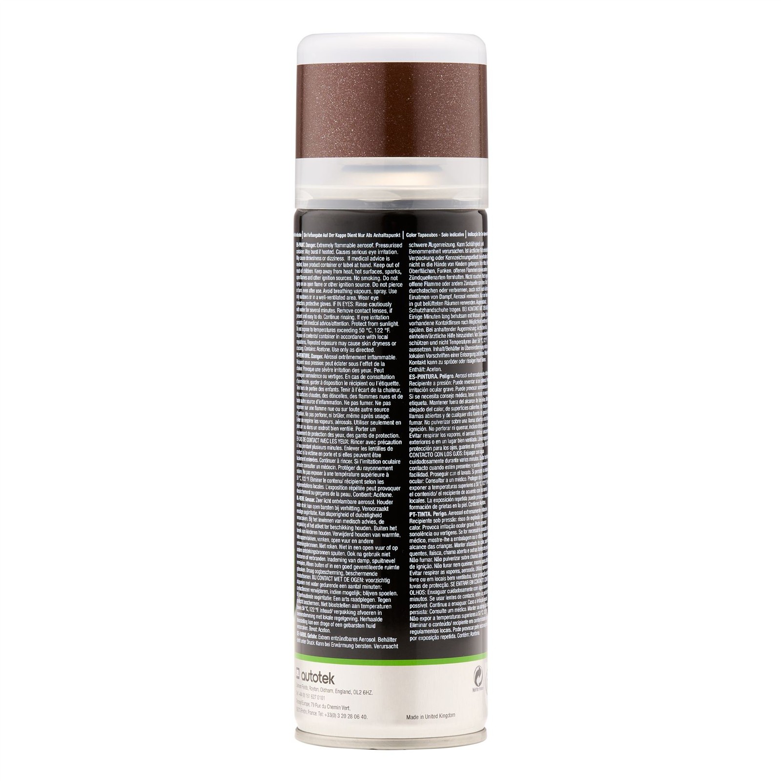 Autotek Exact Match Fast Drying Aerosol Spray Paint Ford Roman Bronze 10.14oz