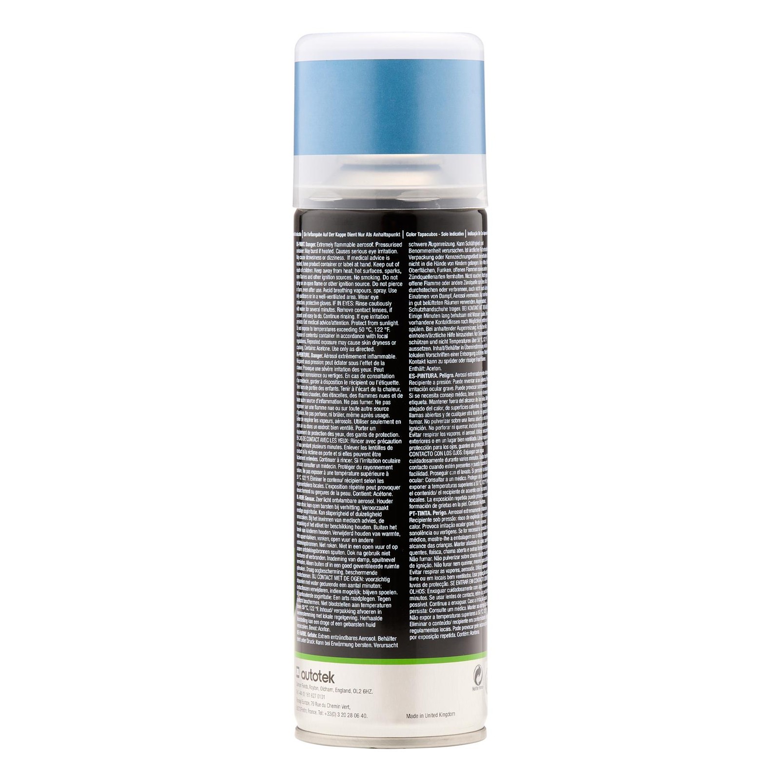 Autotek Ford Metropolis Blue Fast Dry High Coverage Aerosol Spray Paint 10.14oz