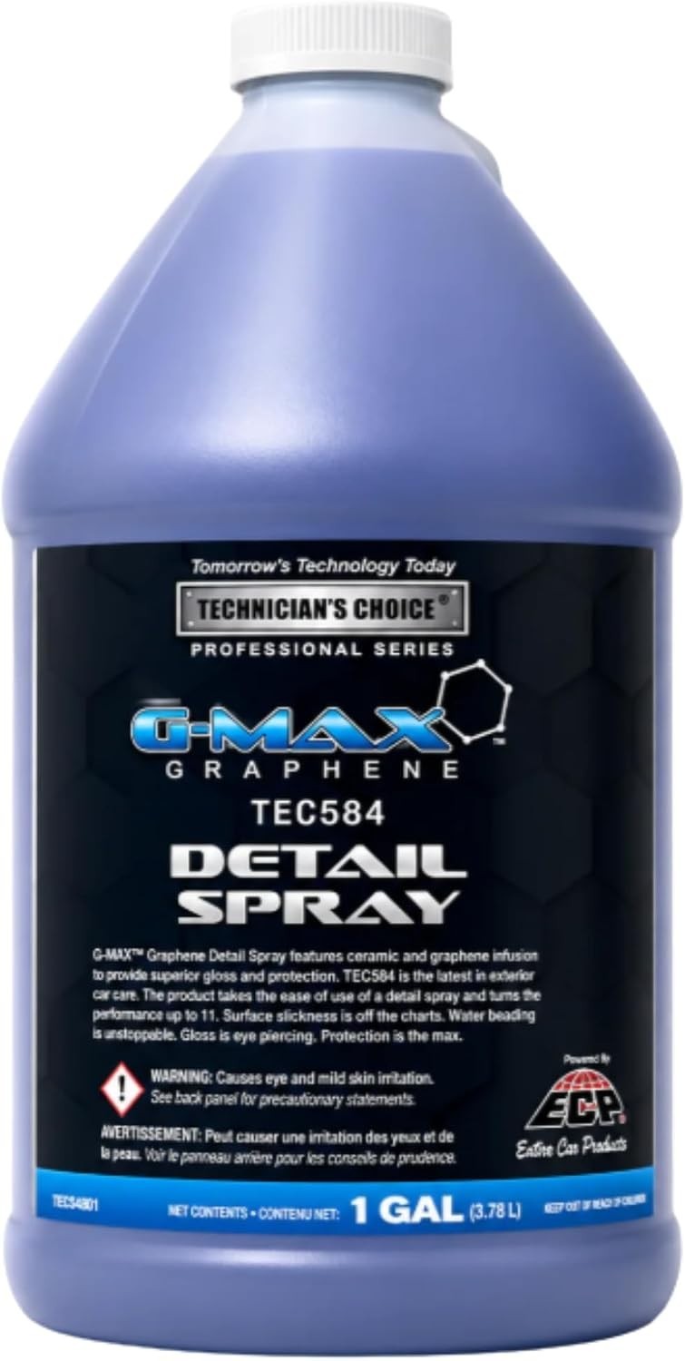 G-MAX 1 Gallon Graphene Detail Spray – High Gloss & Multi-Surface Versatility