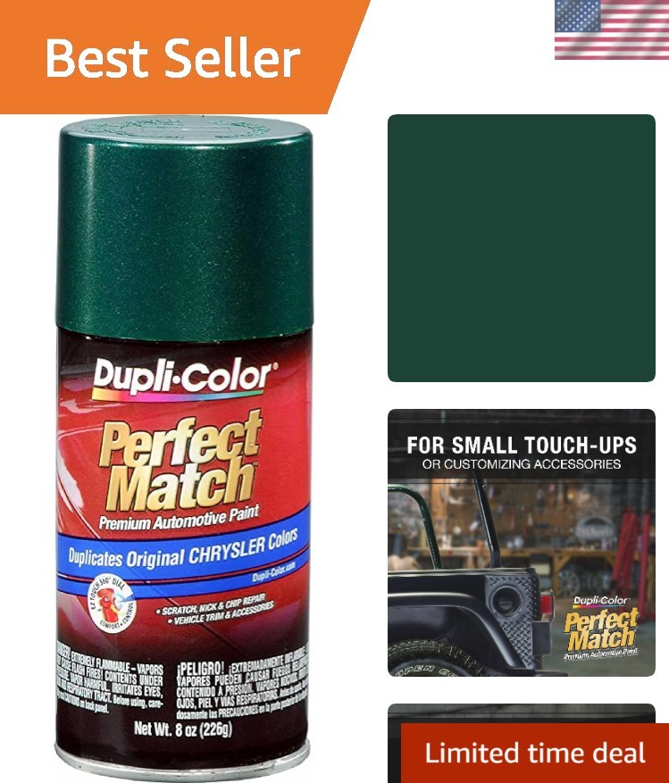 Acrylic Automotive Spray Paint for Chrysler – 8 Oz. Forest Green Pearl, PG8