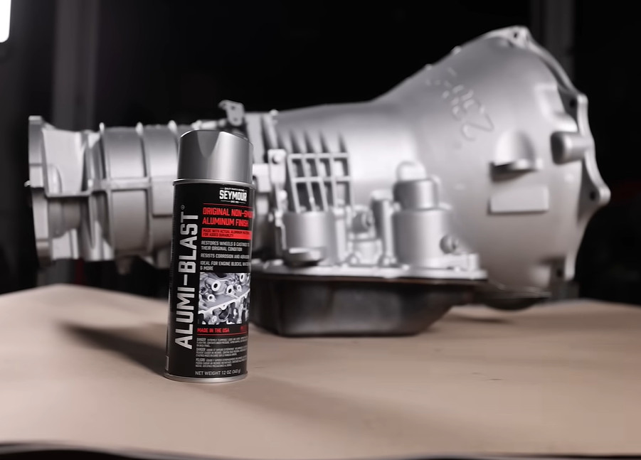Satin Aluminum Metallic Spray Paint Engine Heat Resistant Rust Protective Coatin