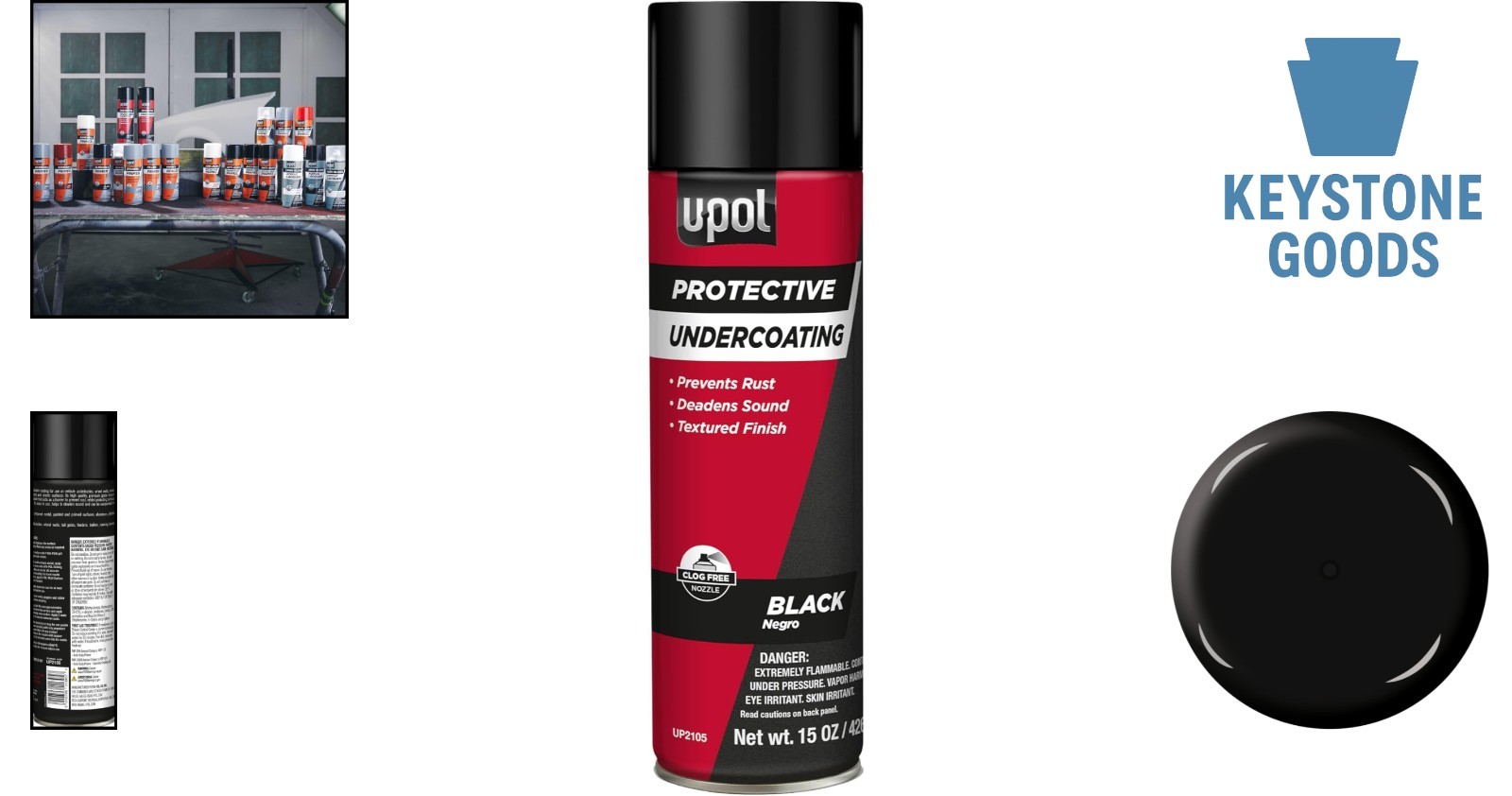 15 oz Black Undercoating Spray – Rustproof & Textured Vehicle Protection