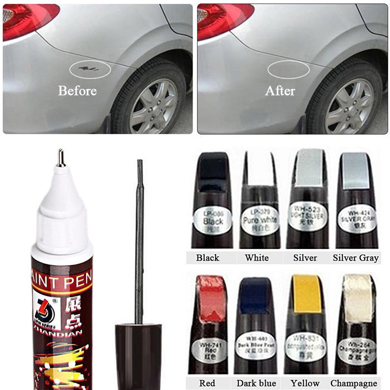 Auto Car Coat Paint Pen Touch Up Scratch Clear Repair Remover Colors Tool