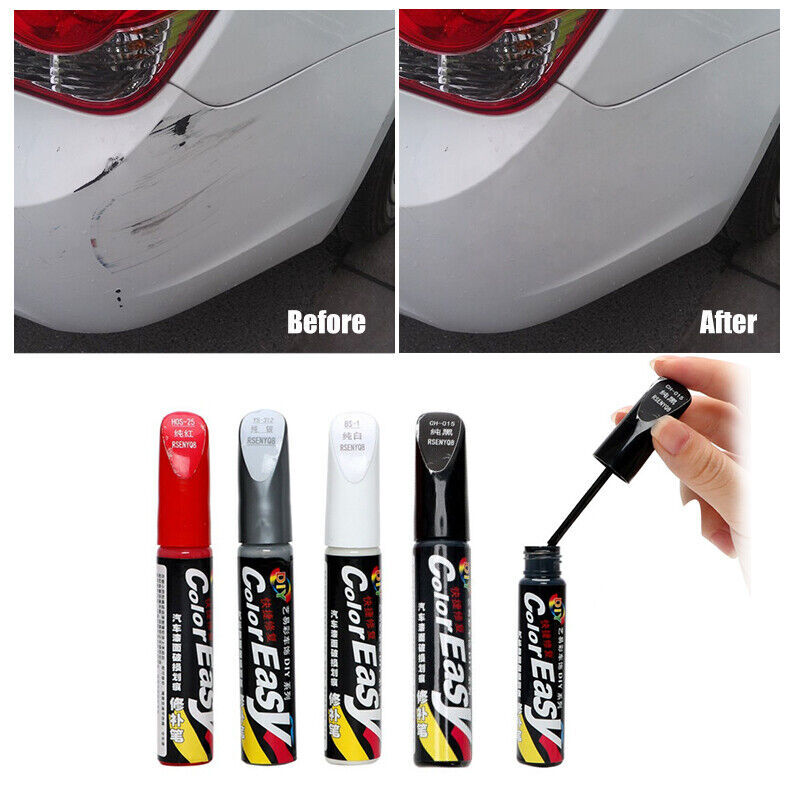 2× DIY Auto Paint Repair Pen Brush Car Clear Scratch Remover Touch Up Pens USA
