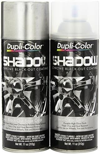 Dupli-Color SHD1000 Shadow Chrome Black-out Coating Kit – 2 Pack