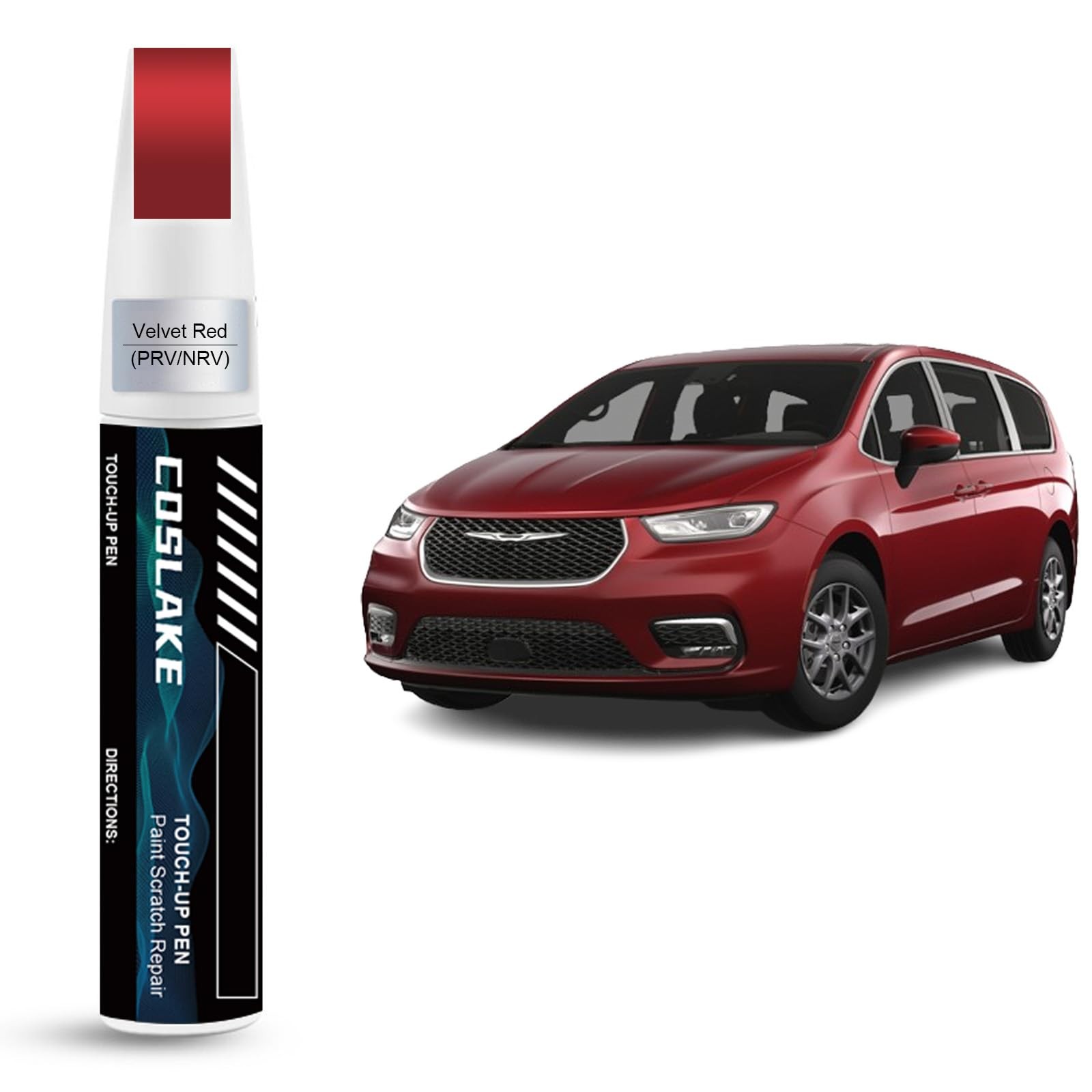 Velvet Red PRV NRV Touch Up Paint for Chrysler Pacifica Jeep Dodge 0.41 Oz 1