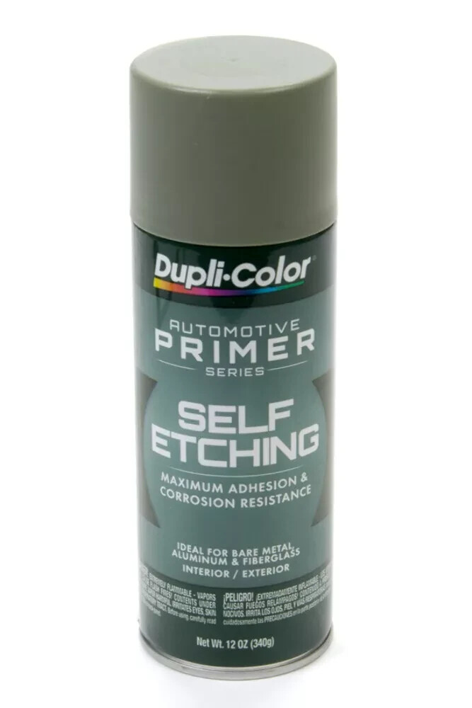 Dupli-Color Paint Self-Etching Primer Flat Green 12 oz Aerosol