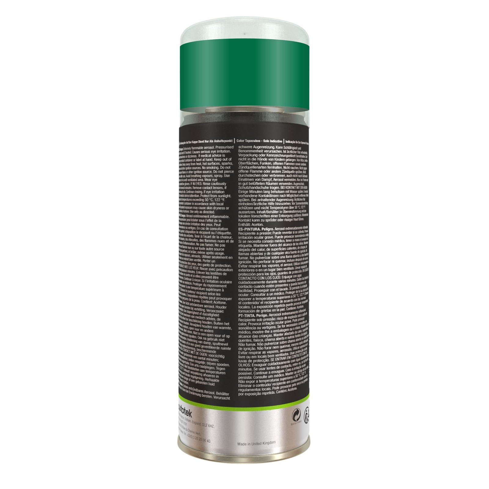 Autotek Ford Pine Green Fast Drying High Coverage Aerosol Spray Paint 10.14oz