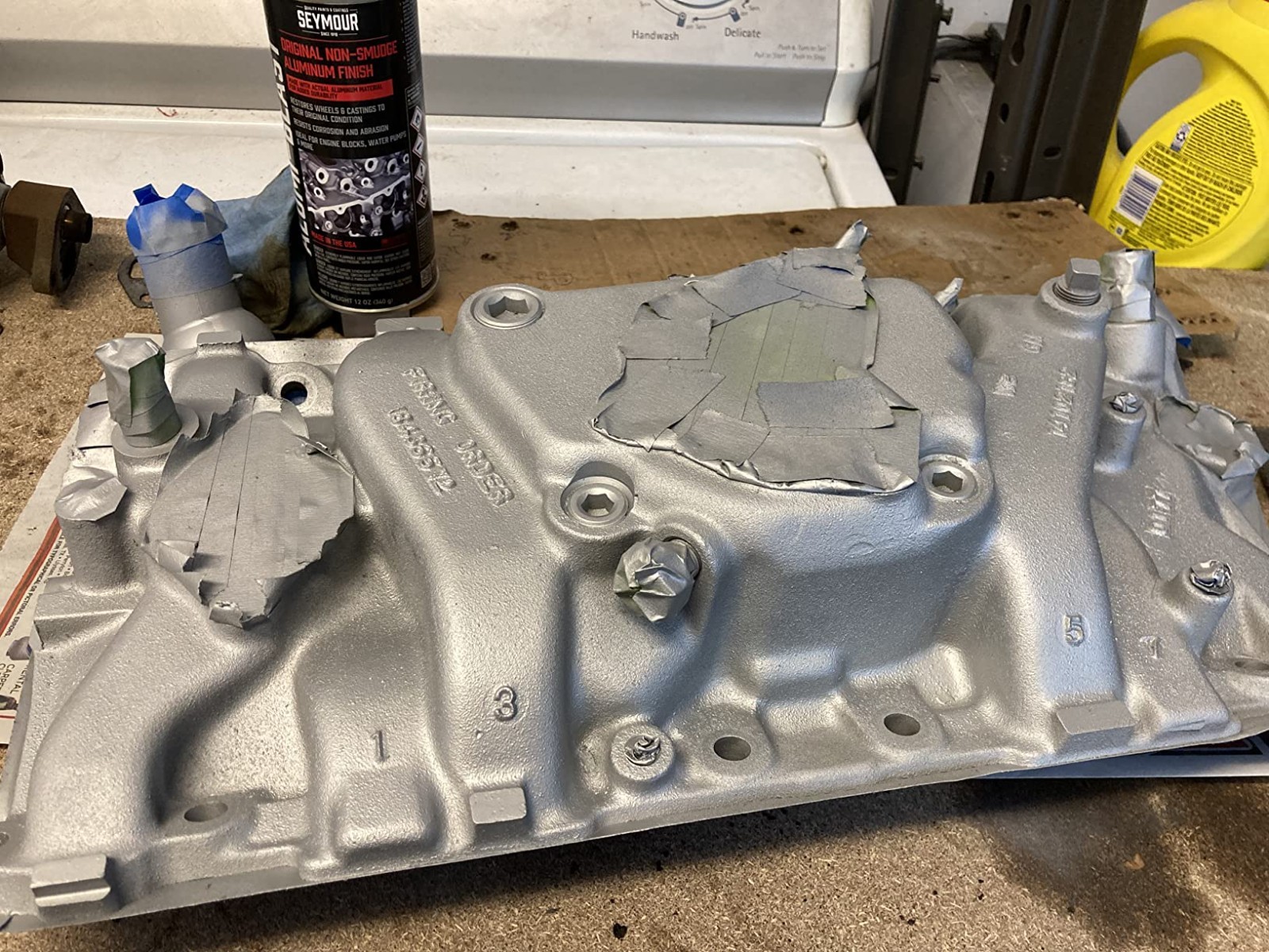 Flat Aluminum Spray Paint Headers Exhaust Engine Caliper Wheels Restore Coating