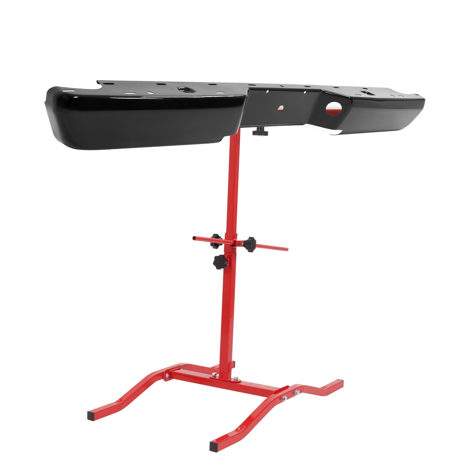 Auto Body Adjustable Paint Panel Stand Fender Bumper Steel Powder Coated Red