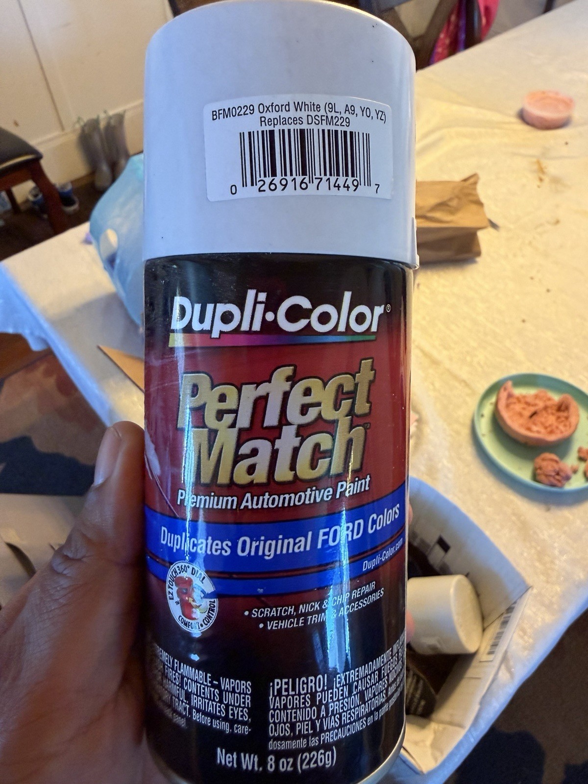 Oxford White Ford Paint BFM0229 Oxford White (9L, A9, YO, YL)Replaces DSFM229