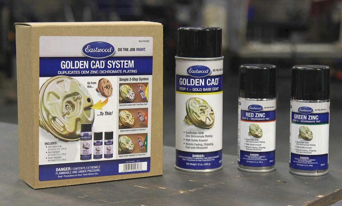 Eastwood Golden CAD Complete 3-Step Spray Aerosol Kit 19 oz Total Equipment Part