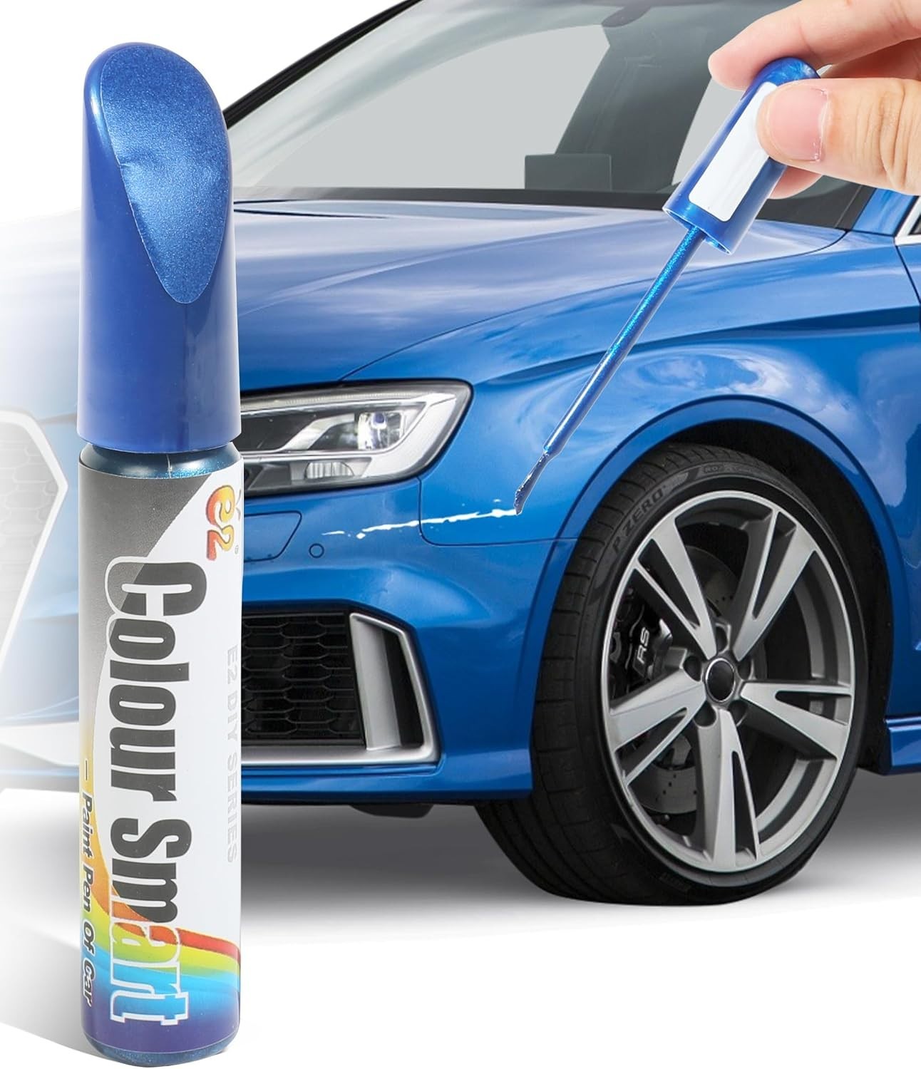 Blue Touch Up Paint Pen for Cars – Rust Resistant with No Color Discrepancy
