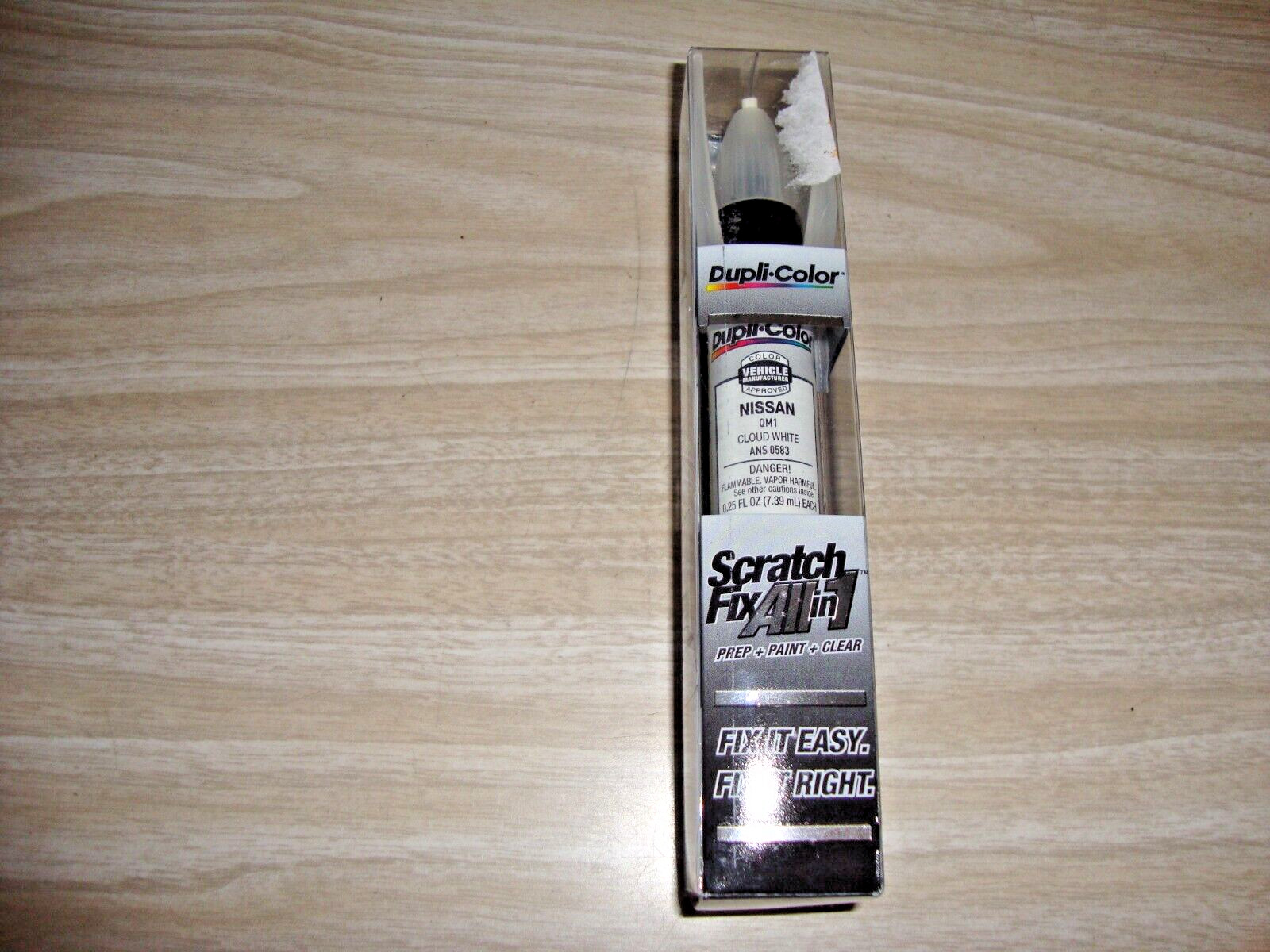 NIP DUPLI-COLOR SCRATCH FIX ALL IN 1 AUTO TOUCH UP FOR NISSAN CLOUD WHITE