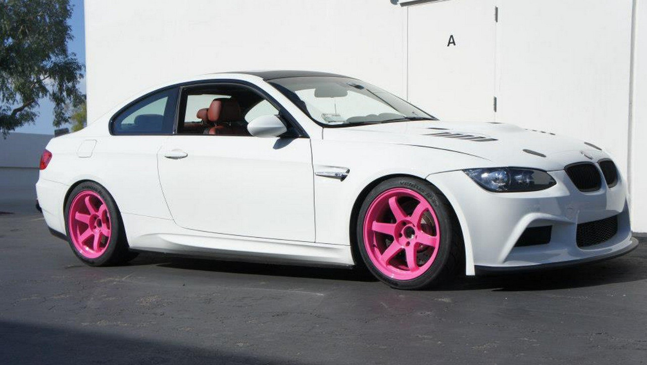 6PK Pink Spray Paint Wheels Rim Valve Cover Engine Caliper High Heat Coating