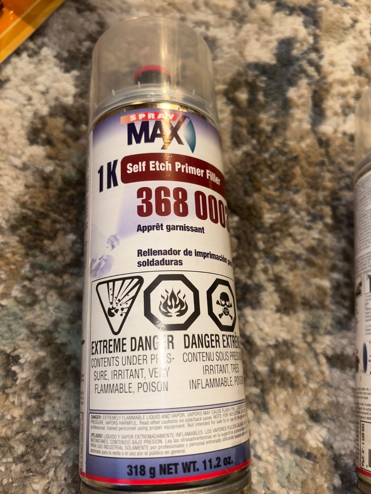 SprayMax 3680033 1k Epoxy Rust Cure Primer Gray 12.5 oz (5 Pack)