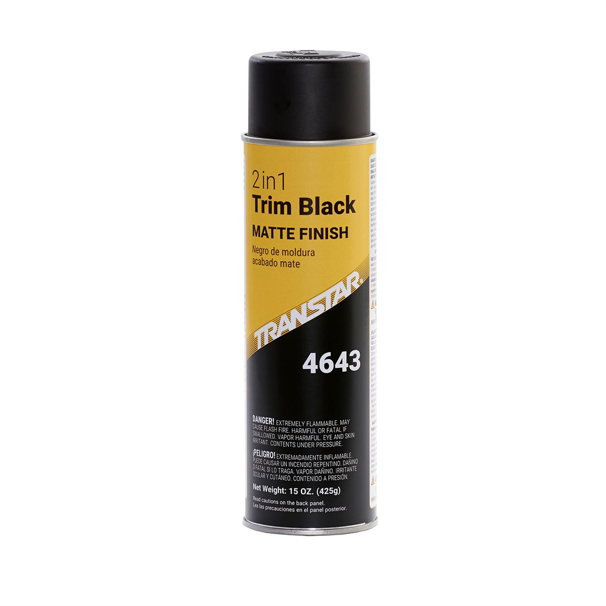 Transtar Autobody Products 4643 2-in-1 Trim Paint Aerosol Can – 16 oz Net Weight