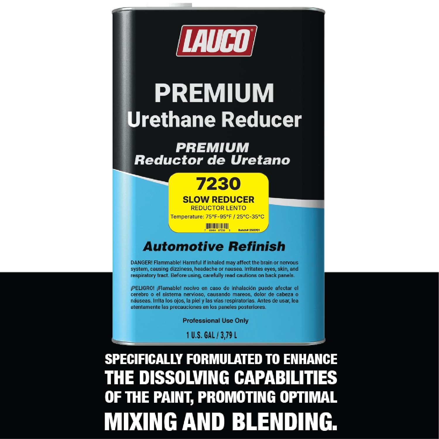 Slow Urethane Grade Reducer (7230), 1 Gallon, 75°F – 95°F﻿﻿ ﻿- For Automotive