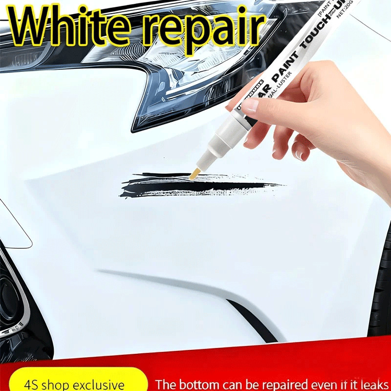 White Car Paint Touch Up Pen Scratch Repair Marker Waterproof Auto Paint Pen DIY