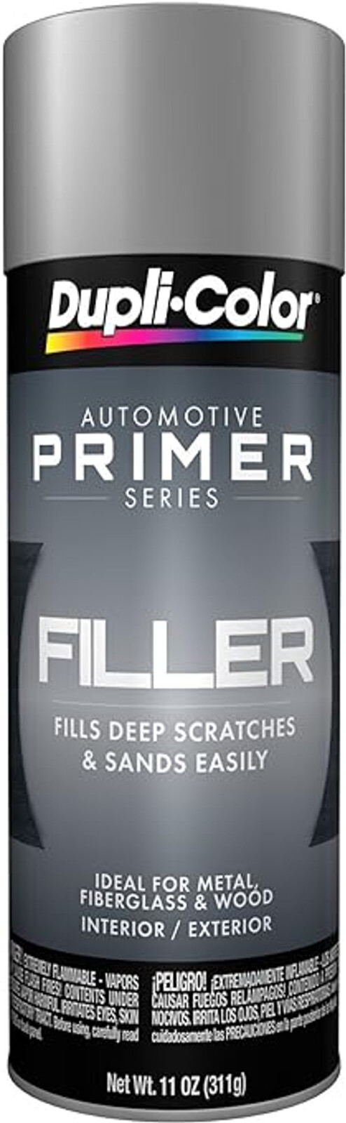 Duplicolor FP101 General Purpose Sandable Filler & Primer Gray 11Oz Pack of 12