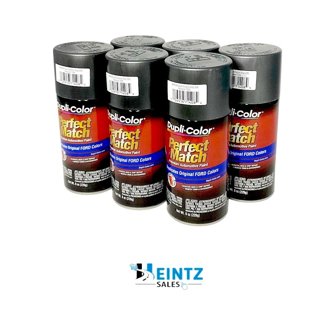 Duplicolor BFM0360 Perfect Match Ford Dark Shadow Gray 8 oz Code CX – 6 PACK
