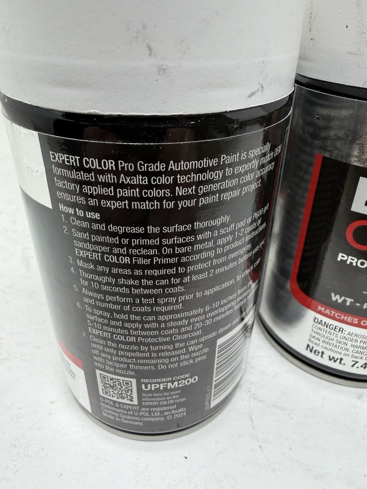 U-POL Expert Spray Paint for Ford Performance White WT , upfm200 7.4 Oz