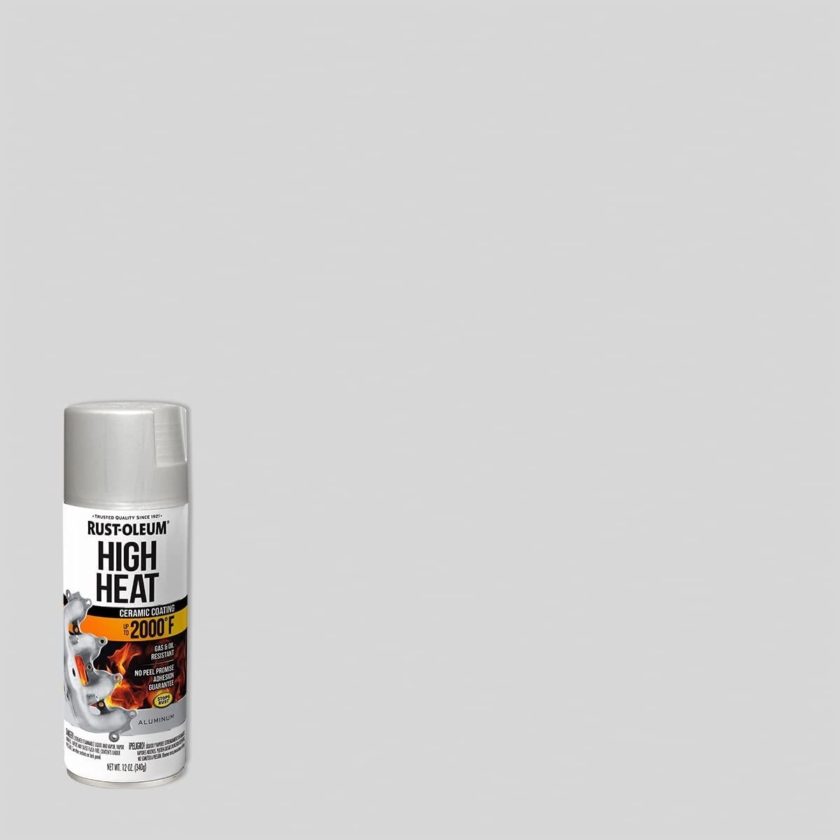 Rust-Oleum 248904 Automotive High Heat Spray Paint, 12 Ounce (Pack of 1), Flat A